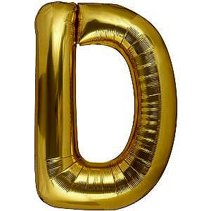 D-HARF 40 INC/100 CM GOLD FOLYO BALON