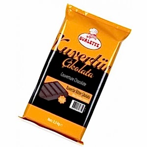 BİTTER KUVERTÜR ÇİKOLATA 2.5 KG.