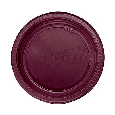 PEMBE PLASTİK TABAK